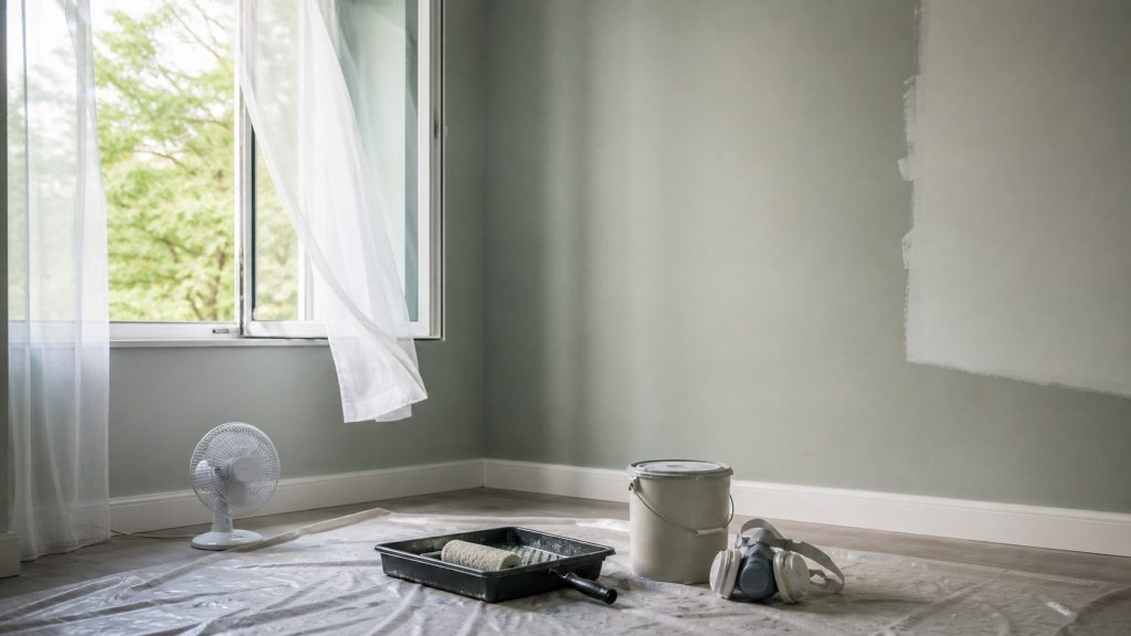 Odeur de peinture toxique : dangers et solutions