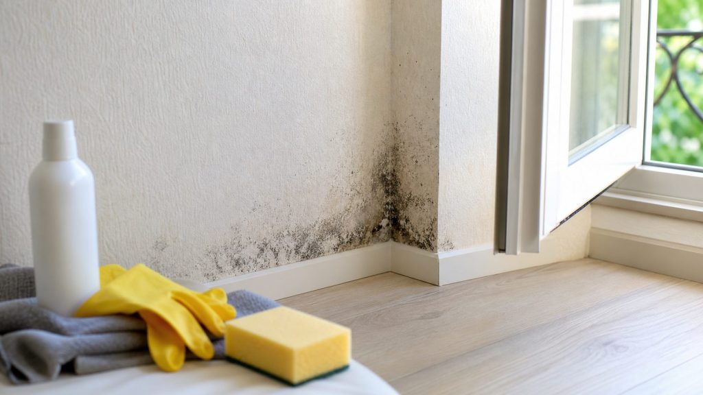 Moisissure sur papier peint : causes et solutions