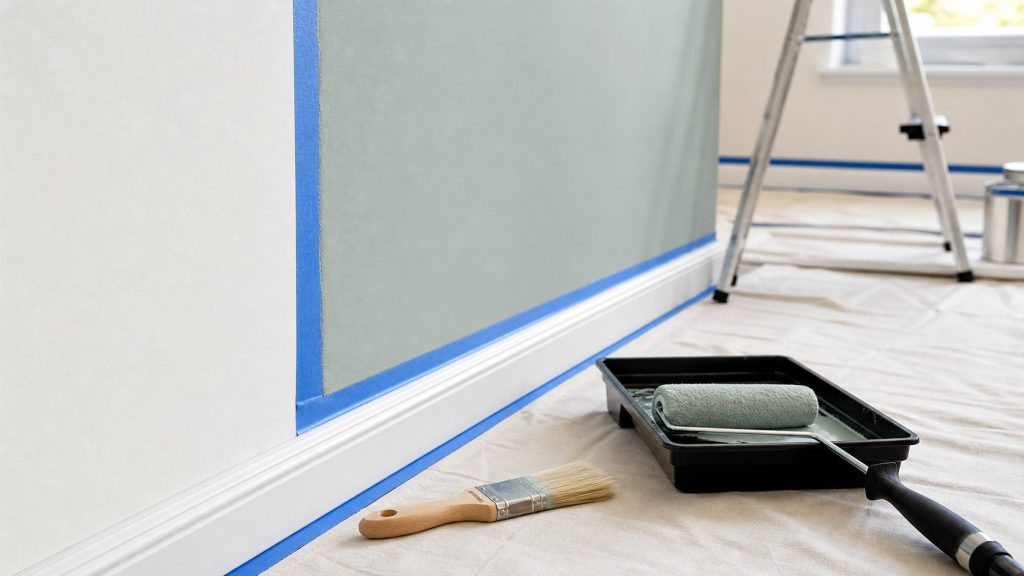 Scotch peinture sans bavure : comment réussir ses finitions ?
