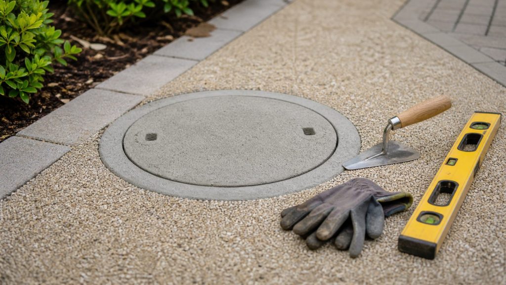 Couvercle de regard : fabrication et installation