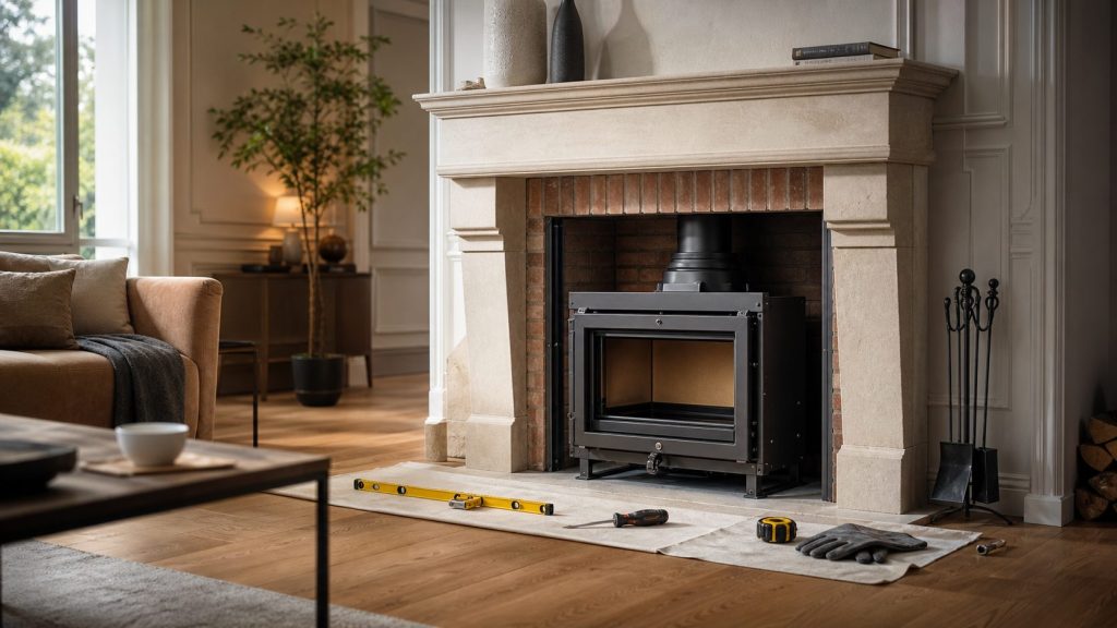 Installer un insert dans une cheminée : prix et installation